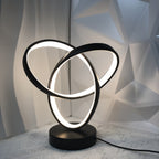 Modern Aluminum Art LED Desk Lamp – 3-Color Dimmable