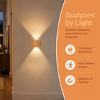 Rechargeable 3 Colors Wireless Up And Down Wall Mount Light