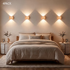 Rechargeable 3 Colors Wireless Up And Down Wall Mount Light