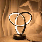 Modern Aluminum Art LED Desk Lamp – 3-Color Dimmable