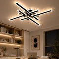 Geometric Linear Modern LED Flush Mount Ceiling Light