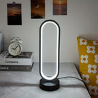 Elegant Oval USB Table Lamp – 3-Color Dimmable LED
