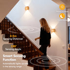 Rechargeable 3 Colors Wireless Up And Down Wall Mount Light