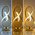 Modern Spiral LED Desk Lamp