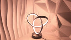 Modern Aluminum Art LED Desk Lamp – 3-Color Dimmable