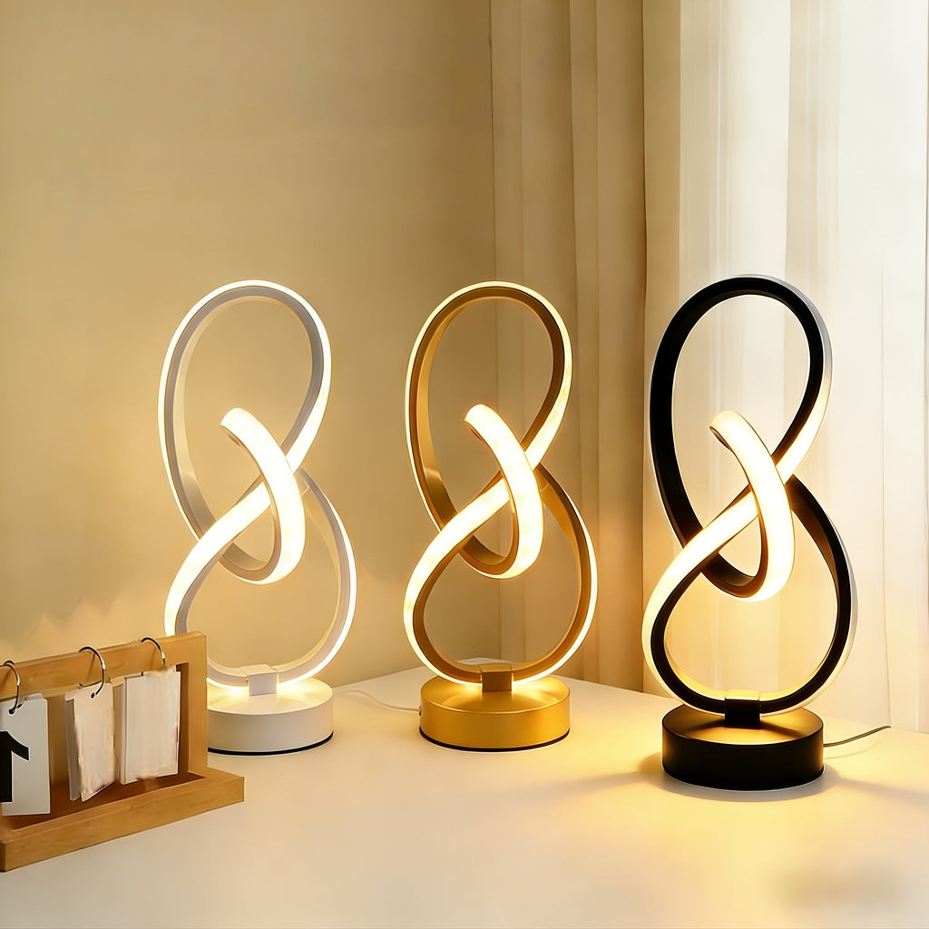 Modern Spiral LED Desk Lamp