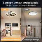 Modern Creative Flower-shaped LED Ceiling Light With Three Adjustable Colors