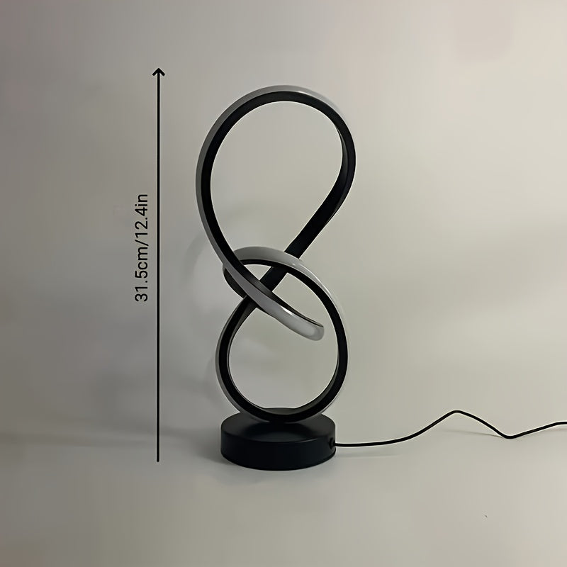 Modern Spiral LED Desk Lamp