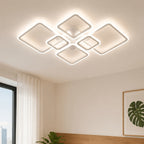 6pcs Grid Shaped Geometric LED Ceiling Light
