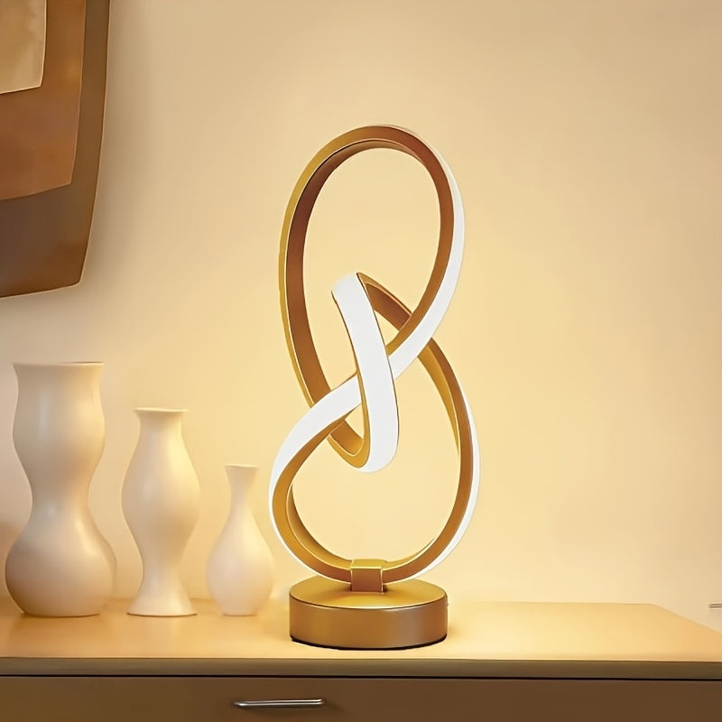 Modern Spiral LED Desk Lamp