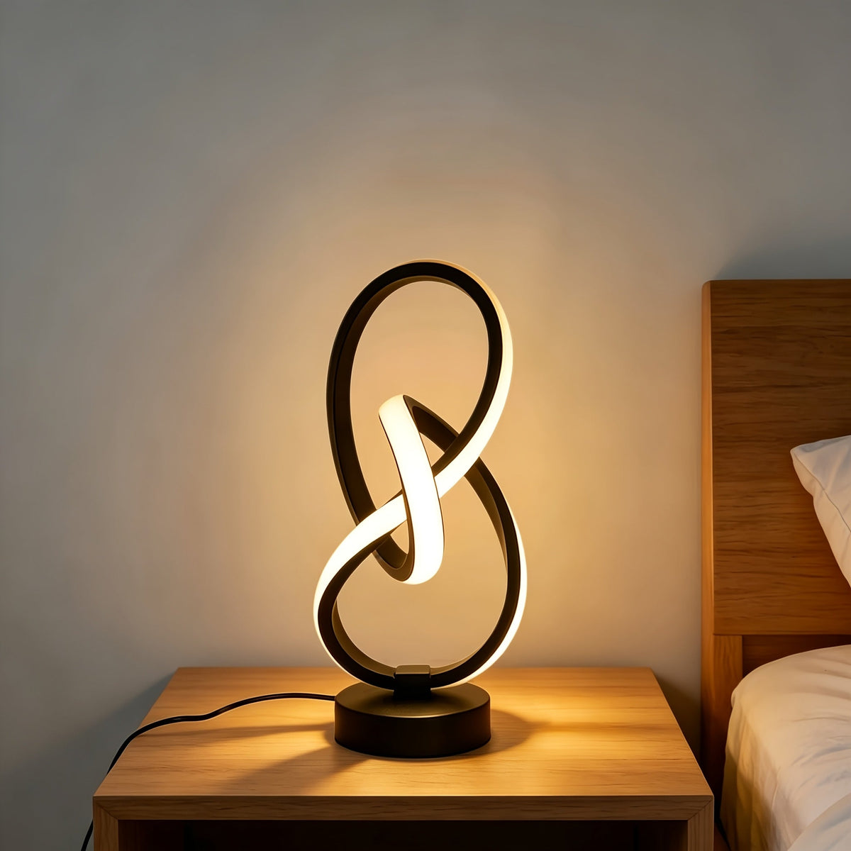 Modern Spiral LED Desk Lamp