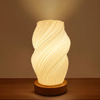 Wooden Base Decorative Table Lamp for Home Bedroom Living Room